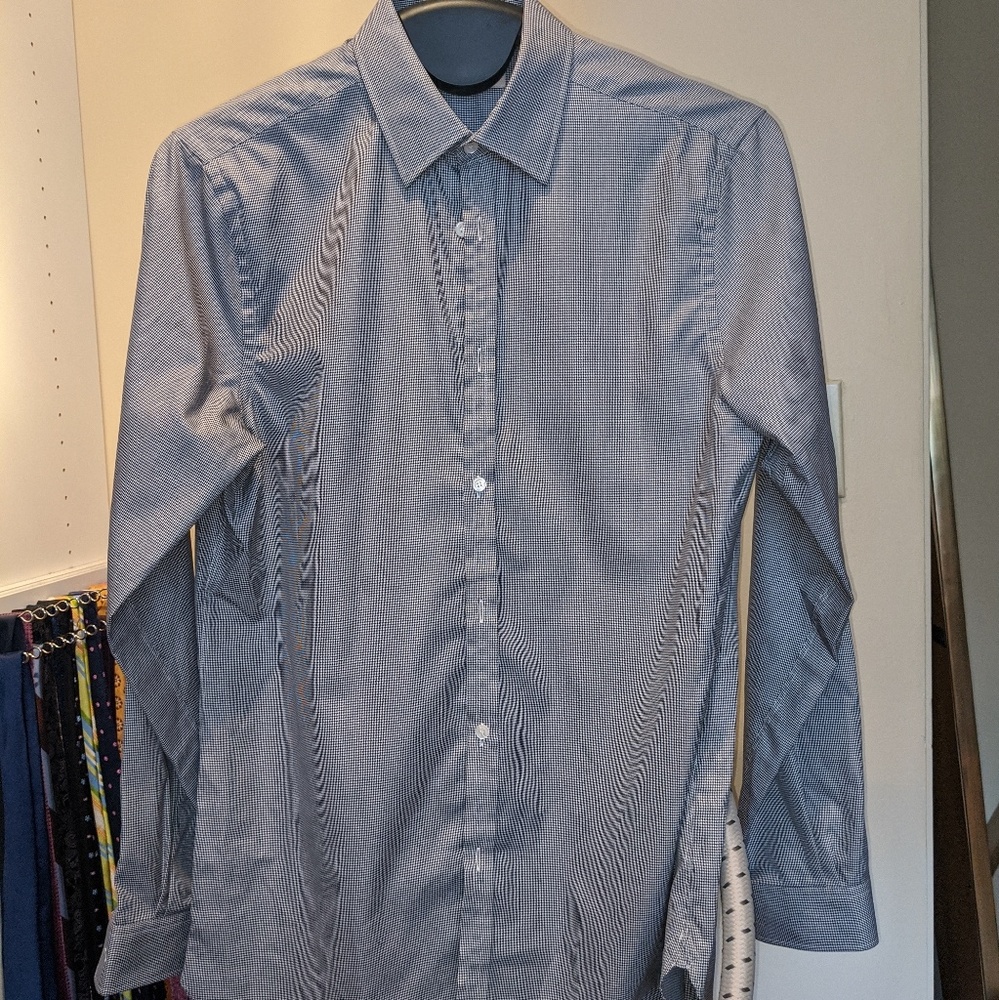 Burberry houndstooth dress shirt